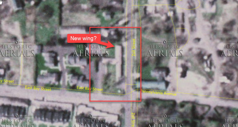 Johnstons Motel - 1981 Aerial